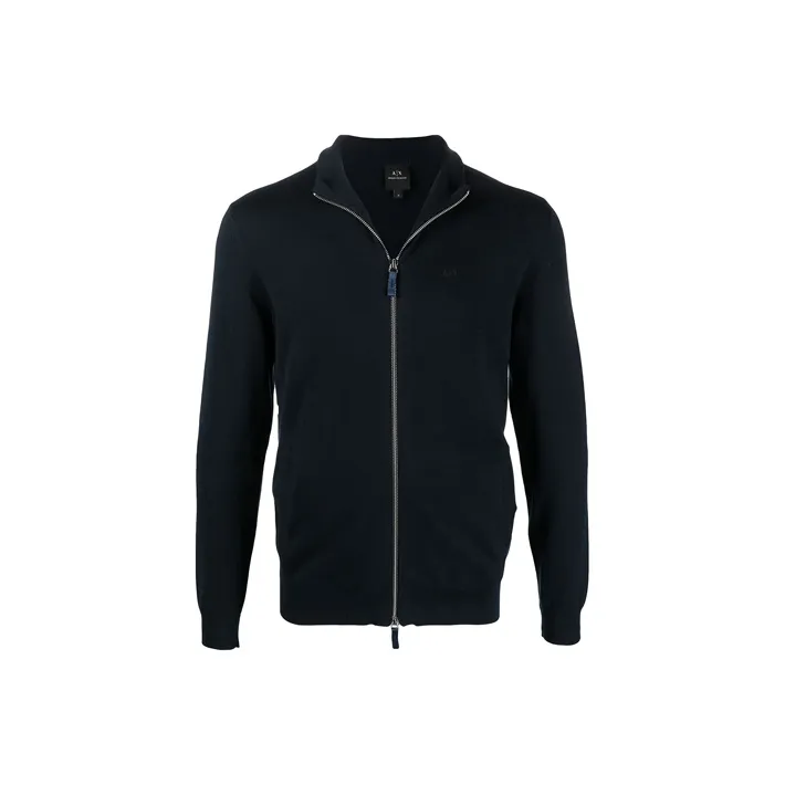 ARMANI EXCHANGE Long Sleeved Zip Up Knitted Jacket-0