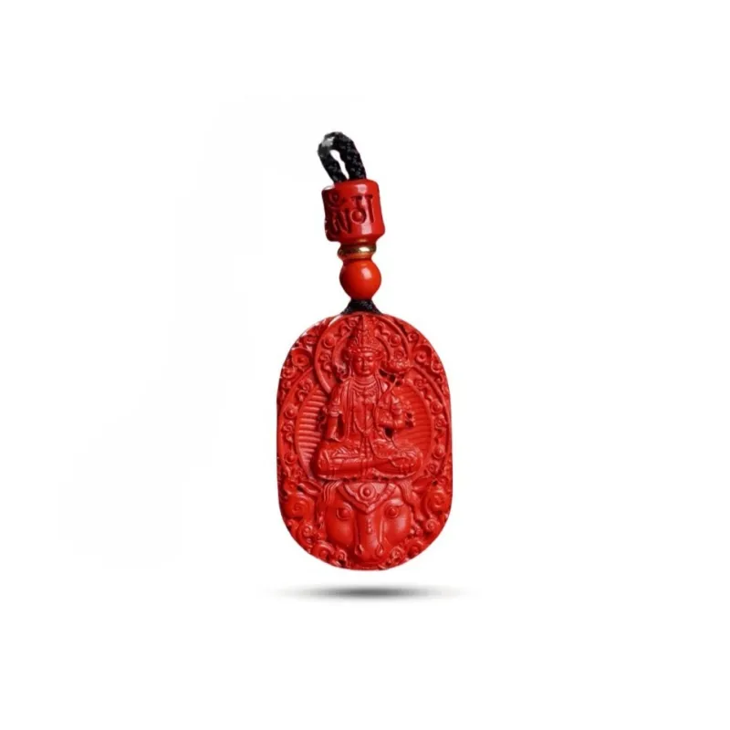 Sima Is Ethereal Cinnabar Jade Pendants Unisex-16