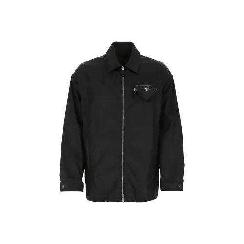 PRADA FW21 Jackets Coats Men's Black