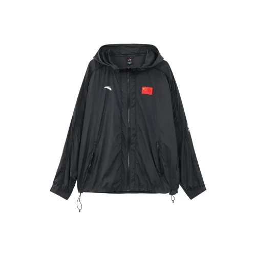 ANTA National Flag Jackets Unisex Black