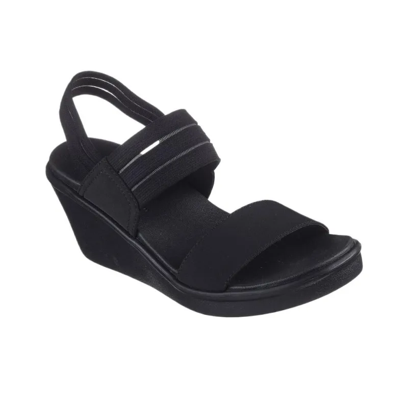 Skechers Rumble On Night Flirt One Strap Sandals Women's Black-2