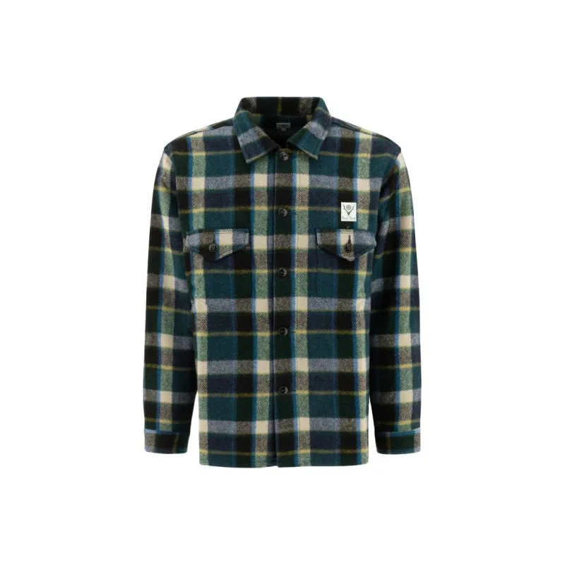 South2 West8 Shirts Men Green-0