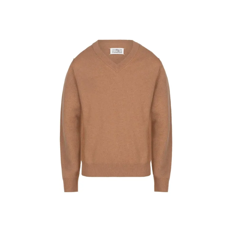 Maison Margiela V Neck Jumper-0