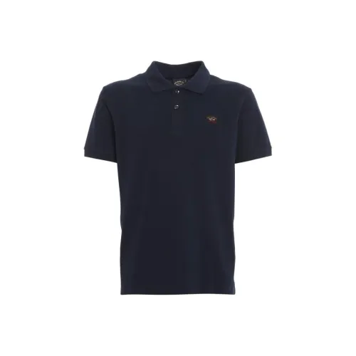 Paul & Shark Logo Patch Short Sleeved Polo Shirt