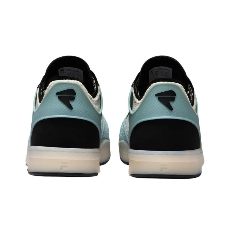 FILA FUSION GRAB Skateboard Shoes Anti Slip Wear Resistant Low Top Skateboard Shoes Men's Cyan-3