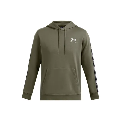Under Armour Icon UA Fleece Taping Sweatshirt Men's Green/White