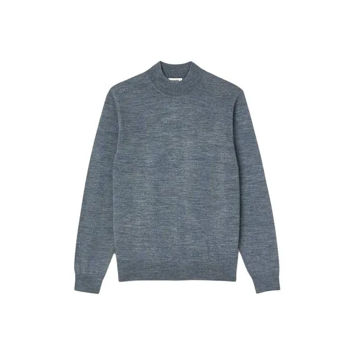 Sandro Funnel Neck Sweater Sweater Men's Light Gray-0