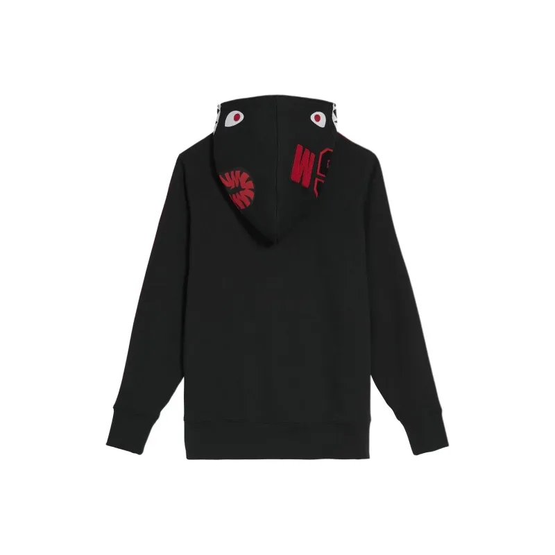 Bape X Adidas Shark Fleece Full Zip Hoodie-1