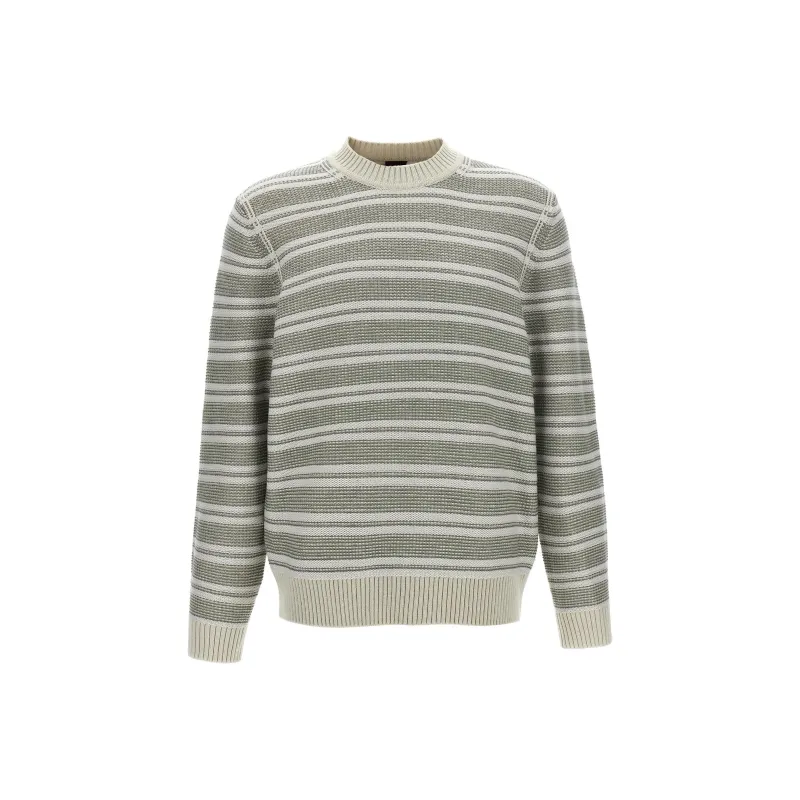 HUGO BOSS Striped Knitted Jumper-0