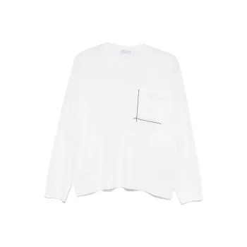 Brunello Cucinelli Monili Embellished Drop Shoulder Jumper