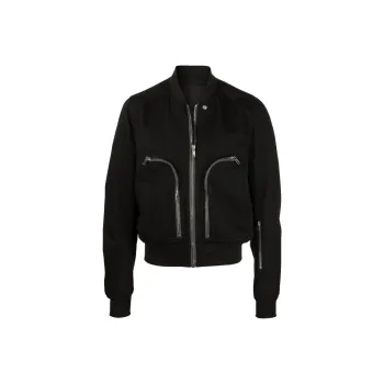 RICK OWENS Zip Front Bomber Jacket