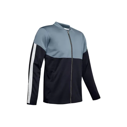 Under Armour RECOVER Jackets Men Gray Blue