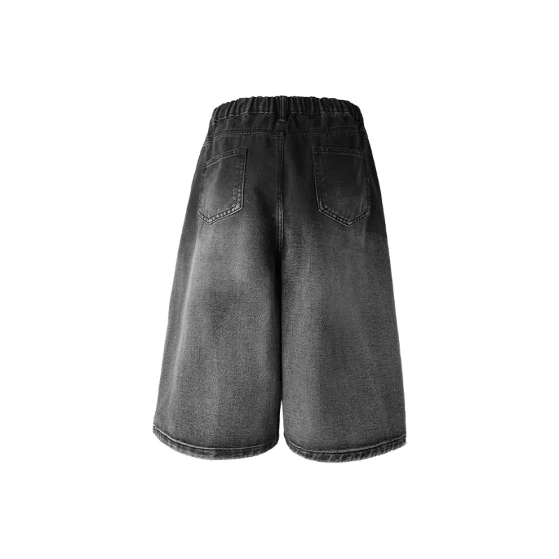 ALI THE FOX Denim Shorts Unisex-1