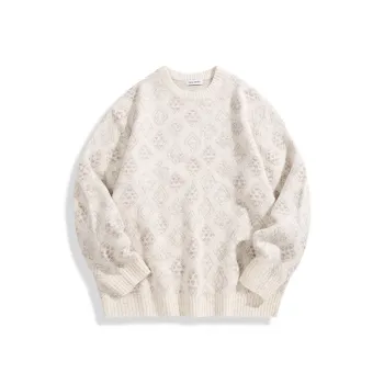 PEACEBIRD MEN Sweaters Unisex Butter Milk White, Batch 1