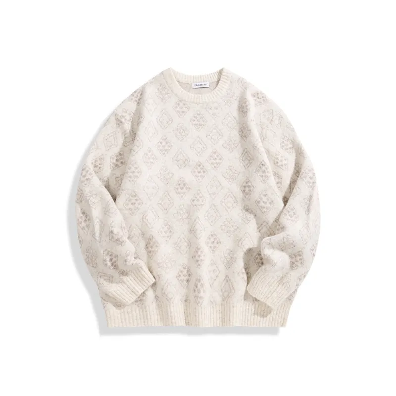 PEACEBIRD MEN Sweaters Unisex Butter Milk White, Batch 1-0