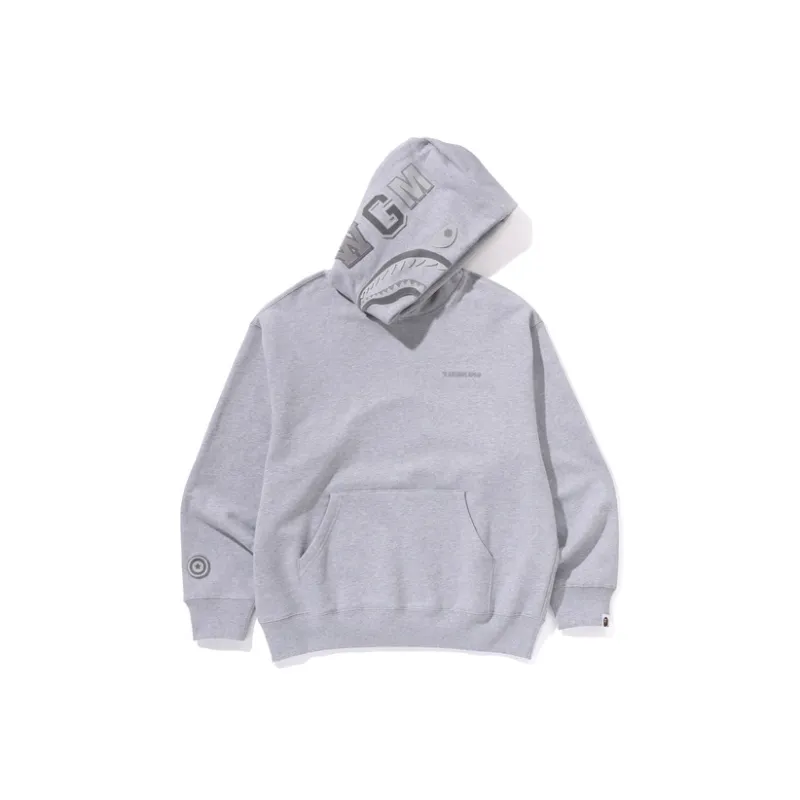 Bape Shark Logo Relaxed Fit Pullover Hoodie-3