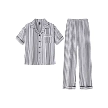 Gongdie Pajama Set Men's Stripes