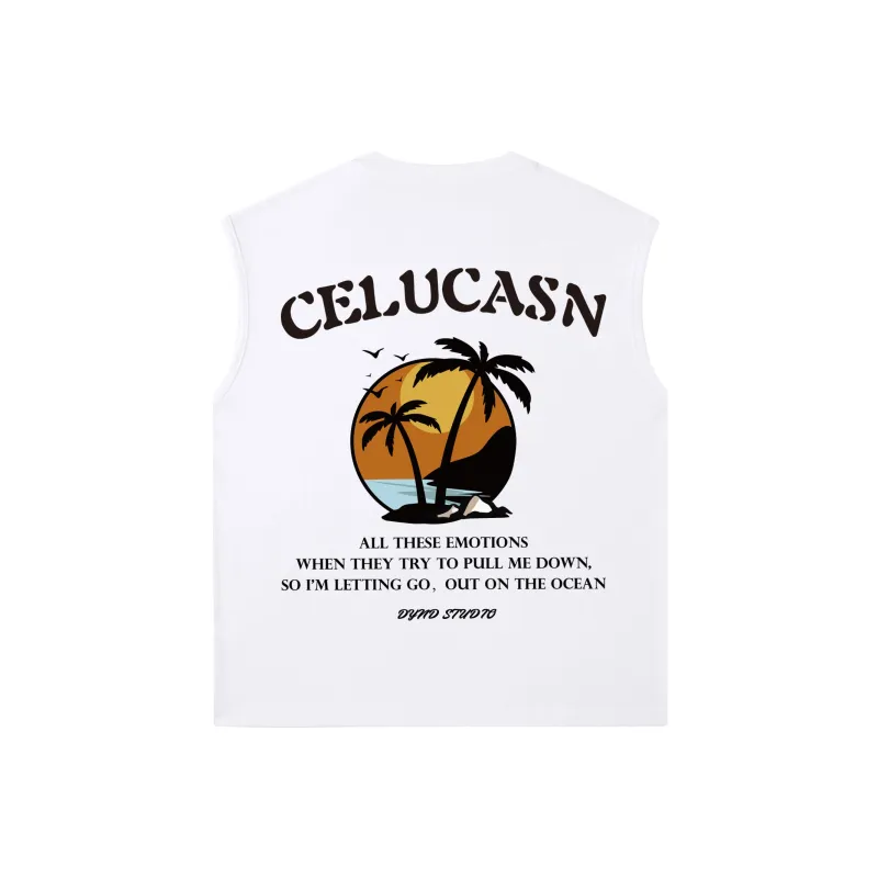 CELUCASN Tank Tops Unisex-3