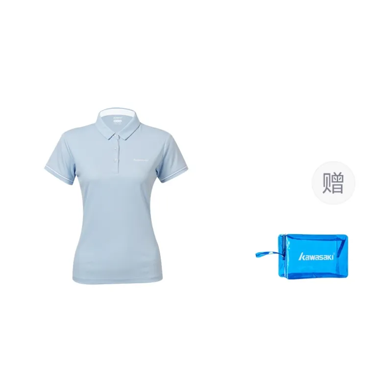 Kawasaki Polo Shirt Men's Ice Blue-8