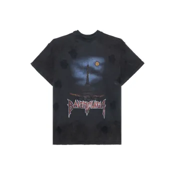 Balenciaga Paris Moon Double Front T Shirt