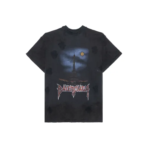 Balenciaga Paris Moon Double Front T Shirt