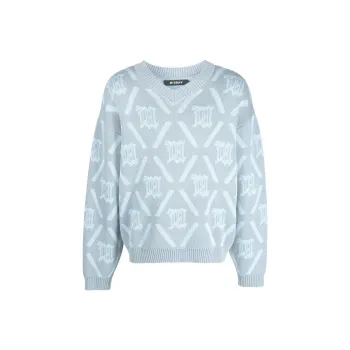 Misbhv Intarsia knit V neck Jumper