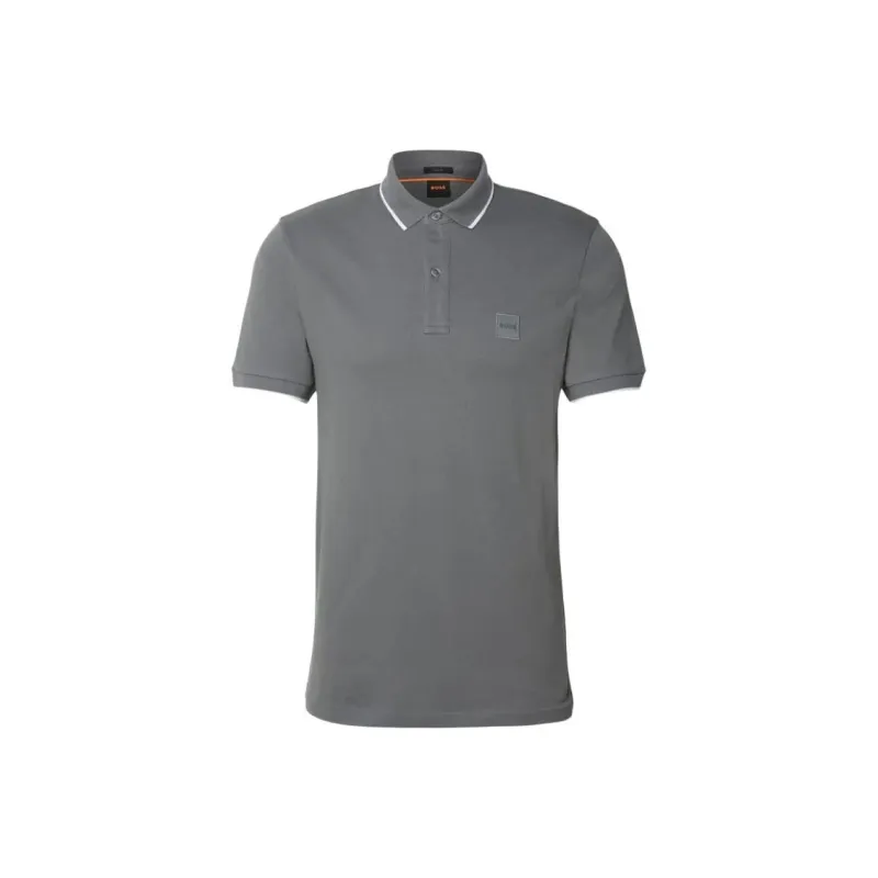 HUGO BOSS Passertip Logo Patch Polo Shirt-0