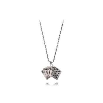 LuluCanaan Titanium Steel Necklaces Men's
