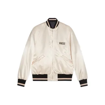 GUCCI Gg Supreme Reversible Bomber Jacket