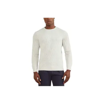 GUESS Eco Rhombus Turtleneck Sweater Sweater Men's White