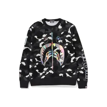 A BATHING APE City Camo Shark Crewneck SS24