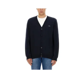 A.P.C Joseph V Neck Long Sleeved Cardigan