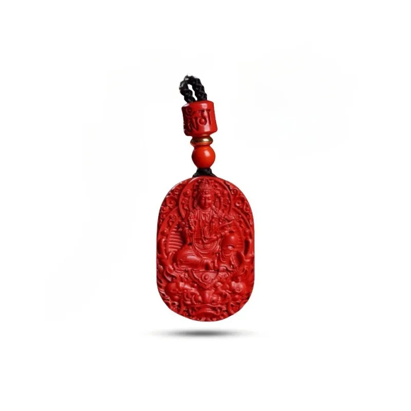 Sima Is Ethereal Cinnabar Jade Pendants Unisex-2