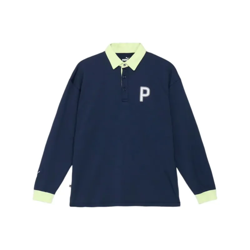 PUMA Golf DRYCELL Polo Shirt Men's Dark Marine Blue-0