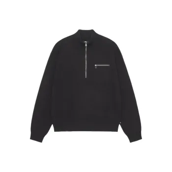 Stussy SS24 Drop2 Half zip Mock neck Jumper