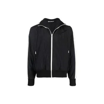 PALM ANGELS Curved Logo Track Jacket