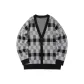 Black Plaid Pattern 07