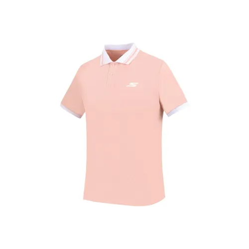 Skechers Polo Shirt Men's Zhen Pink