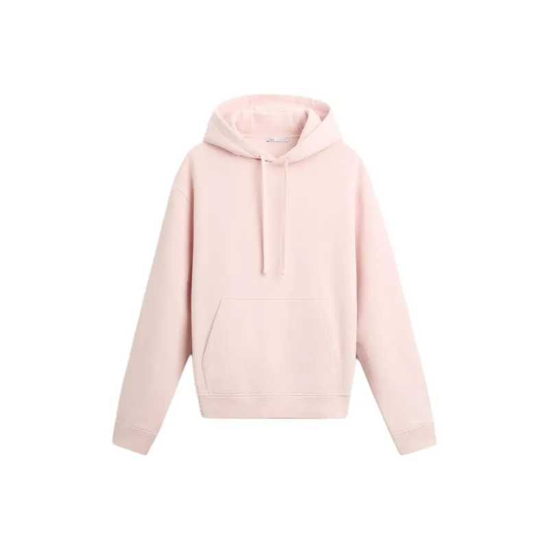 ZARA Sweatshirt Men's 1Light Pink Red-0