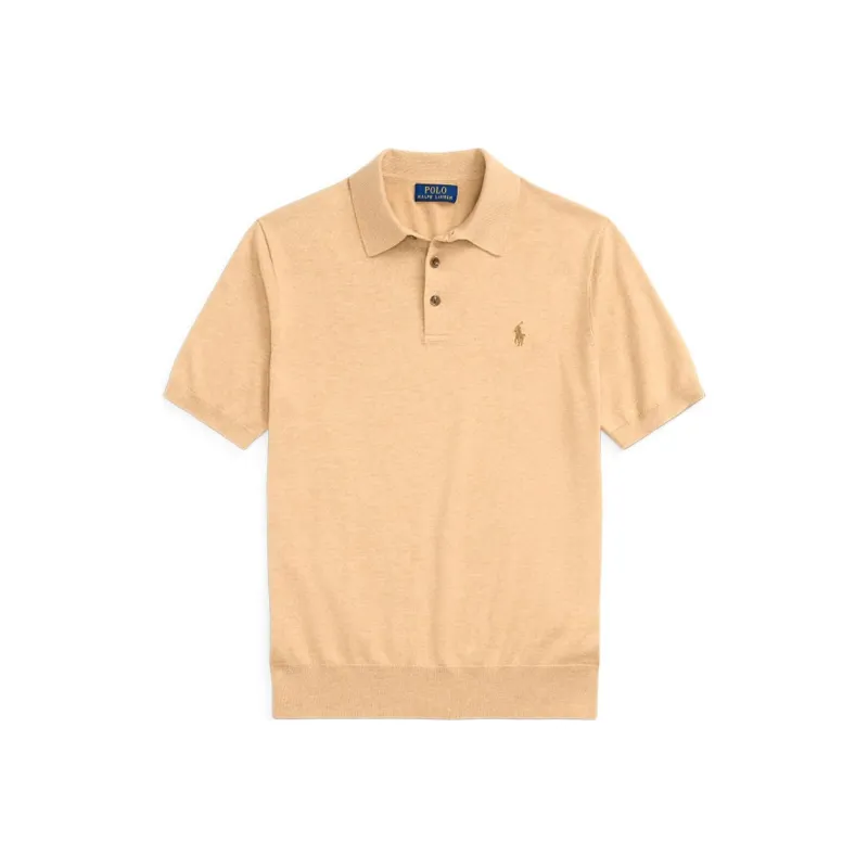 Polo Ralph Lauren SS24 Polo Shirt Men's Camel-0