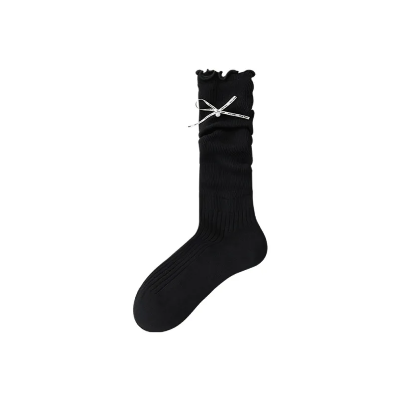 Temooues Mid Calf Socks Women's Combo Set-5
