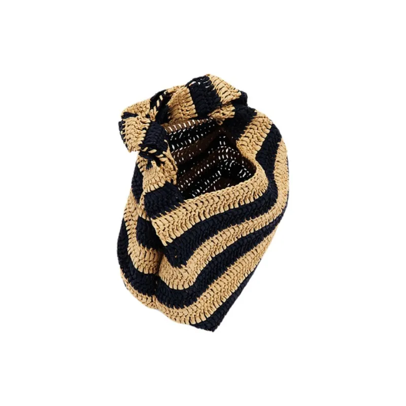 A.L.C. Raffia Handbag Women's Yellow Black-3