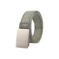 Silver-Tone Buckle-Gray