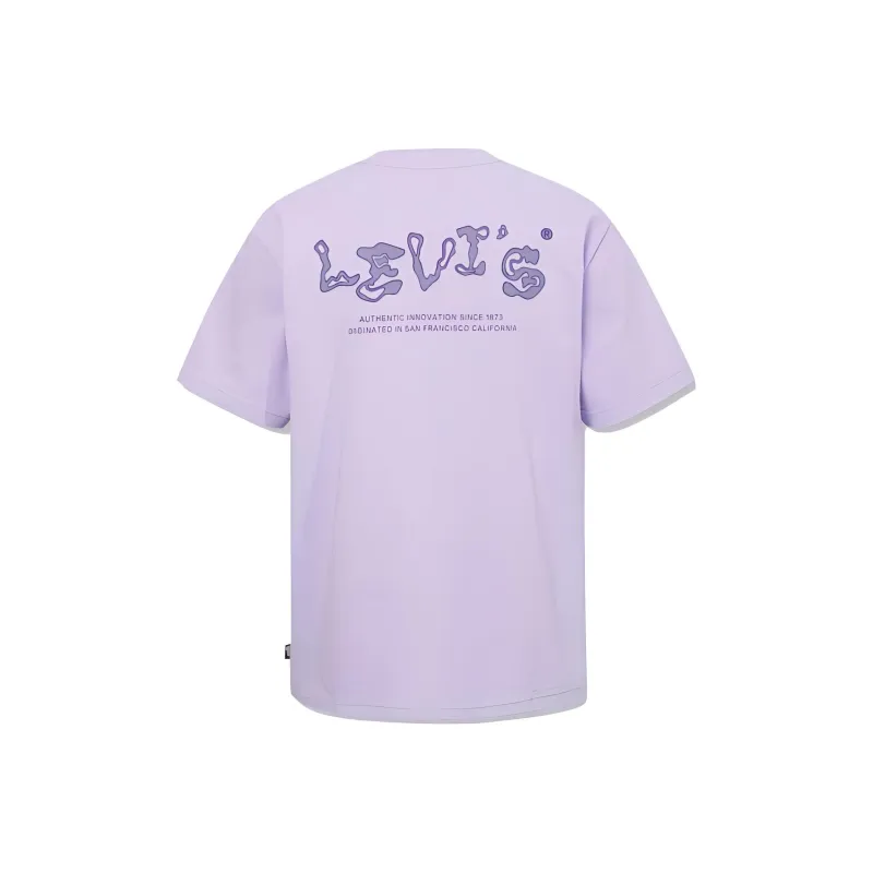 Levis T Shirts Men Purple-1