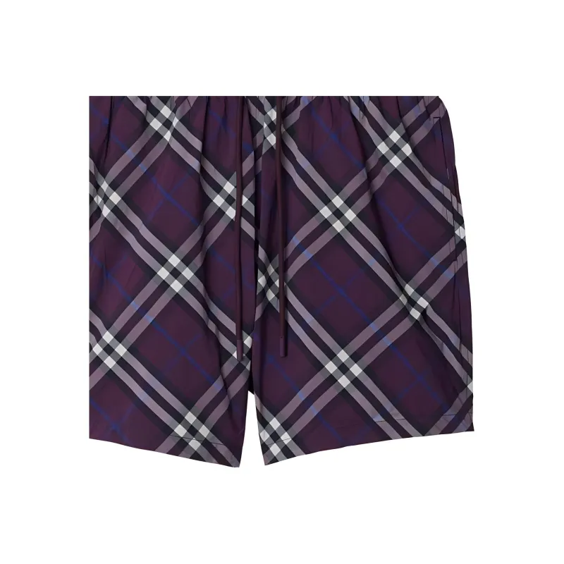 Burberry Check print Swim Shorts-3