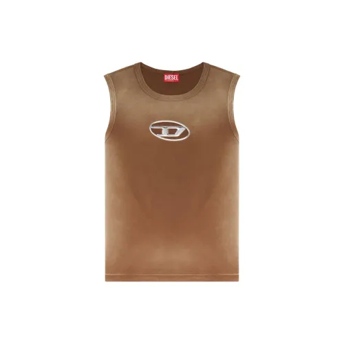 DIESEL Oval D plaque Tank Top