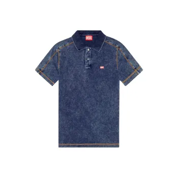 DIESEL T Swind Logo Patch Polo Shirt