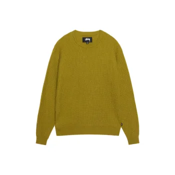 Stussy Waffle Knit Cashmere Crew