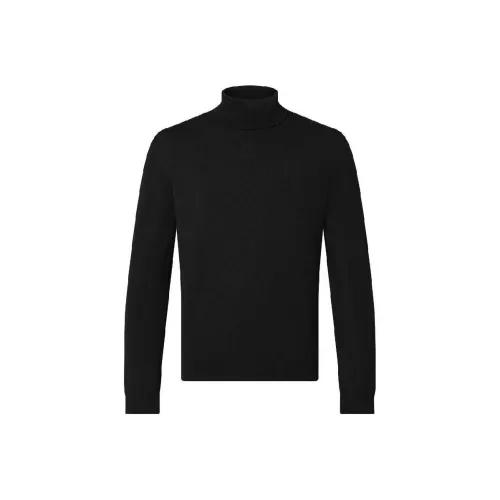 LOUIS VUITTON Lv Embossed Cashmere Turtle Neck