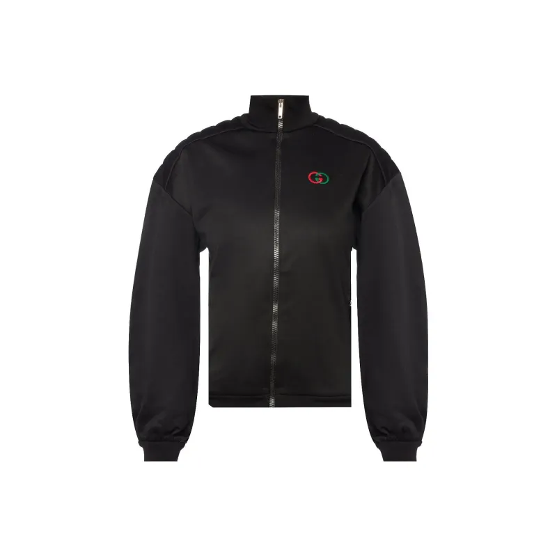 GUCCI Elbow Pad Embroidered Logo Jacket-0